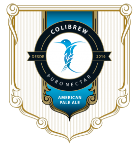 Imagem ilustrativa do rótulo de cerveja Colibrew American Pale Ale