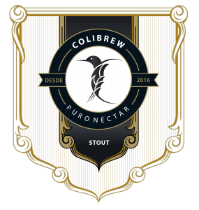 Imagem ilustrativa do rótulo de cerveja Colibrew Stout